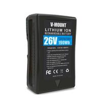 Bateria V-Mount BP-190 Broadcast de 190Wh / 26V Saídas USB e D-Tap (13000mAh)