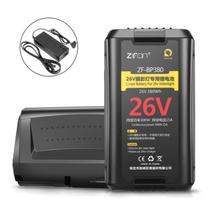 Bateria V-Mount ZiFon ZF-BP380 Broadcast 380Wh / 26V com Saída D-Tap (14615mAh)