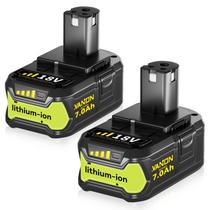 Bateria VANON para Ryobi 18V 7.0Ah - Pacote com 2 Bateria VANON para Ryobi 18V 7.0Ah - Pacote com 2