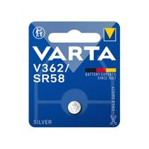 Bateria Varta V362 SR721SW 1,55V 21mAh Óxido de Prata Cartela com 1 unidade Bateria Varta V362 SR721SW 1,55V 21mAh Óxido de Prata Cartela com 1 unidade