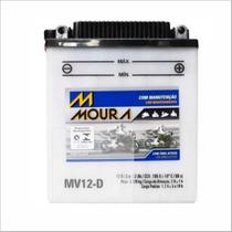 Bateria Ventilada Moto Moura 12V 12Ah MV12-D BMW 650 GS HONDA CB550SC NIGHTHAWK CB650SC