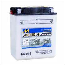 Bateria Ventilada Moto Moura 12V 14Ah MV14-E 700F INTERCEPTOR 750C V45 750F VT SHADOW 800C KAWASAKI