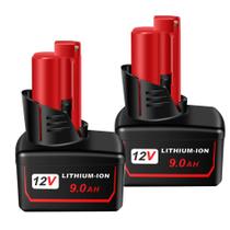 Bateria VOLT1799 12V 9,0Ah Kit com 2 para Milwaukee M12