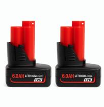 Batería VOLT1799 Paquete de 2 6.0Ah 12V para Milwaukee M12