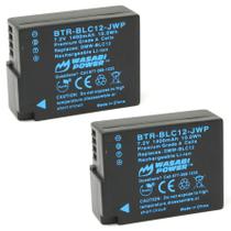Bateria Wasabi Power BP-DC12 Pacote com 2 Unidades 7,2V 1400mAh Bateria Wasabi Power BP-DC12 Pacote com 2 Unidades 7,2V 1400mAh