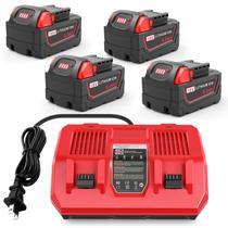Bateria WECACHWE 18V 6.0Ah com Carregador Rápido de Duas Portas Bateria WECACHWE 18V 6.0Ah com Carregador Rápido de Duas Portas