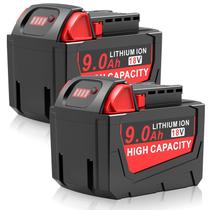Bateria WECACHWE 18V 9.0Ah Li-ion, pacote de reposição 2