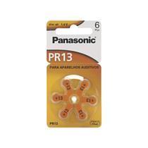 Bateria Zinc Air Pr13 Panasonic Aparelhos Auditivos 6 Und