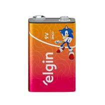 Bateria Zinco 9V Elgin Caixa C/10 Unidades