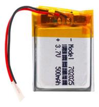 Baterias 702025 3,7v 500mah 7mm X 20mm X 25mm 2 Fios