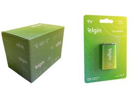 Baterias 9v Alcalina Caixa C/ 10 Unidades - Elgin Baterias 9v Alcalina Caixa C/ 10 Unidades - Elgin