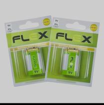 Baterias 9v Alcalina Flexgold - Mod. Fx9k1 (2-unidade)
