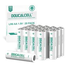 Baterias AA Doucalcell, potência máxima de 1,5 V, pacote com 20 Baterias AA Doucalcell, potência máxima de 1,5 V, pacote com 20