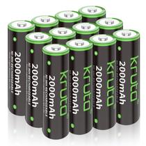 Baterias AA recarregáveis Kruta 2000mAh 1,2 V (pacote 12)
