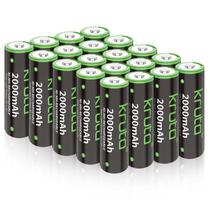 Baterias AA recarregáveis Kruta 2000mAh 1,2V (pacote 20)