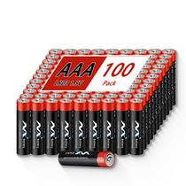 Baterias AAA NXbettery de alto desempenho, pacote triplo com 100