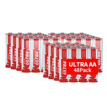 Baterias de lítio BEVIGOR AA 3500mAh 1,5 V, pacote com 48 unidades, não recarregáveis Baterias de lítio BEVIGOR AA 3500mAh 1,5 V, pacote com 48 unidades, não recarregáveis