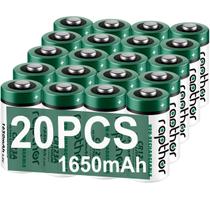 Baterias de lítio rapthor CR123A 1650mAh 3V Pacote com 20 Baterias de lítio rapthor CR123A 1650mAh 3V Pacote com 20