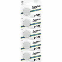 Baterias de Moeda de Lítio Energizer 2025 3V Pacote com 5 Baterias de Moeda de Lítio Energizer 2025 3V Pacote com 5