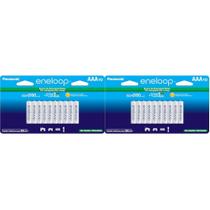 Baterias Eneloop AAA 2100 ciclos pacote com 10 (x2) Baterias Eneloop AAA 2100 ciclos pacote com 10 (x2)