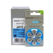 Baterias P675 Powerone Implant Plus Implante Coclear 60