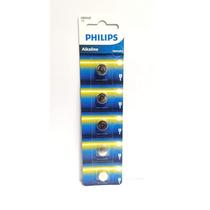Baterias Pilhas Alcalina Philips Lr44 1,5v cartela/05