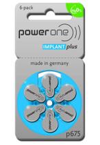 Baterias Power One Implant plus Implante Coclear-Modelo P675