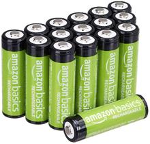 Baterias recarregáveis Amazon Basics AA 2000mAh, pacote com 16 Baterias recarregáveis Amazon Basics AA 2000mAh, pacote com 16