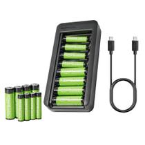 Baterias recarregáveis Amazon Basics AAA 800mAh x8 + AA 2000mAh x8