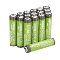 Baterias recarregáveis Amazon Basics AAA 850mAh, pacote com 16 Baterias recarregáveis Amazon Basics AAA 850mAh, pacote com 16