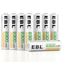Baterias recarregáveis EBL AA 2300mAh NiMH, pacote com 16