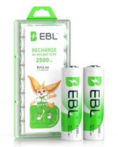 Baterias recarregáveis EBL AA 2500mAh 1,2 V (pacote com 8)