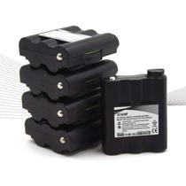 Baterias recarregáveis elxjar 6V 900mAh (pacote com 5) para Midland