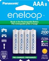 Baterias Recarregáveis Eneloop Panasonic BK-4MCCA8BA AAA x8