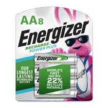 Baterias recarregáveis Energizer Power Plus AA, pacote com 8