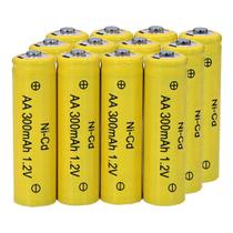 Baterias recarregáveis FULIN AA 1,2V 300mAh Ni-Cd 12 pacotes