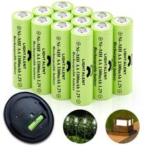 Baterias Recarregáveis Lightalent Ni-MH AA 1300mAh (pacote com 12)