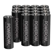 Baterias recarregáveis POWEROWL AA 2800mAh 1,2 V (pacote com 16) Baterias recarregáveis POWEROWL AA 2800mAh 1,2 V (pacote com 16)