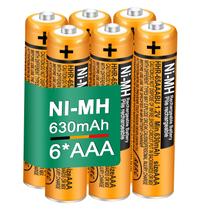 Baterias Recarregáveis Triangle Power HHR-65AAABU AAA 630mAh