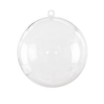 Bath Bomb Mold Shells Super Z Outlet Clear Plastic 80 mm, pacote com 12