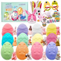 Bath Bombs NJSTARC Easter Egg, pacote com 12 unidades para crianças com surpresa