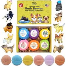 Bath Bombs Relaxcation com 16 cachorros e brinquedos para crianças Bath Bombs Relaxcation com 16 cachorros e brinquedos para crianças