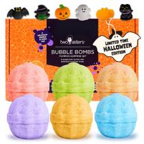 Bath Bombs Two Sisters Halloween com brinquedos surpresa (pacote com 6)