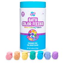 Bath Color Fizzies Tub funciona em 150 unidades, banho não tóxico para crianças