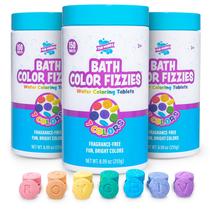 Bath Color Fizzies Tub Works, 150 comprimidos, pacote com 3 para crianças