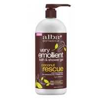 Bath & Shower Gel Coconut Rescue 32 Oz por Alba Botanica