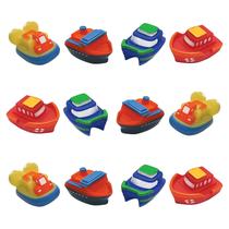 Bath Squirter Toys Idea Factory Color Changing Boat, pacote com 12