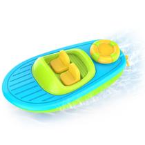 Bath Toy KINDIARY Floating Wind-up Boat para crianças pequenas