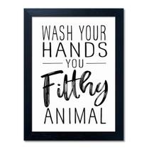 Bathroom Quotes Wall Decor Boswaydeco em tela preta e branca Bathroom Quotes Wall Decor Boswaydeco em tela preta e branca