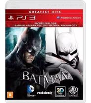 Batman Arkham Asylum E Arkham City - Mídia Física Ps3 - Excelente Batman Arkham Asylum E Arkham City - Mídia Física Ps3 - Excelente